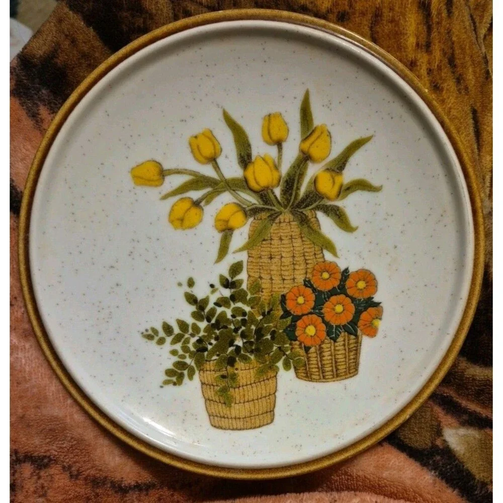 Mikasa Natural Beauty Cache Pots Bread Salad Plate C9035 No Chips/Cracks Gallery